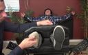 Gay Tickling and Foot Fetish | By Taworship: Ellis Sneakers till Bare