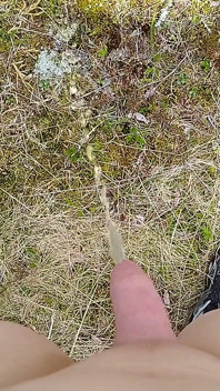 Pissing up in the Mountains