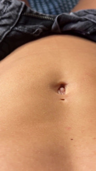POV: Mars Solo's Belly Button Orgasm and Exploration with Slutty Sarah