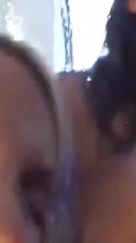 Horny Threesome with Busty Brunette