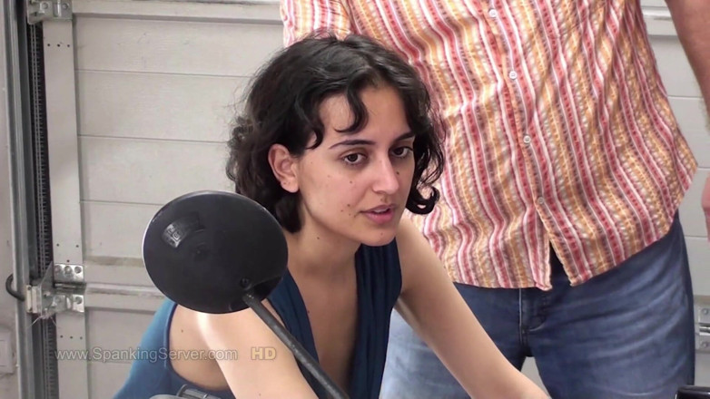 Spanking Server: Yasmeena punished on the bike