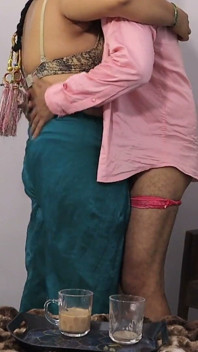Indian Saas Tests Her Future Damaad and Fucked with Him