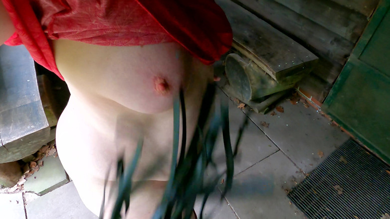 Bouncy Tits Action: Pants Down - Spread Your Legs for Pussy Whipping