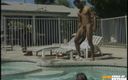 Gay Diaries: White Guy Swims in the Pool Before Getting Ass Screwed...
