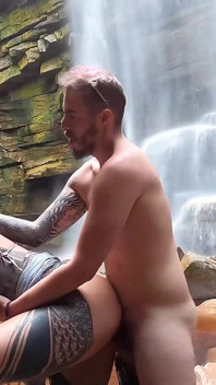 Dreadhot's Wet Pussy Gets Fucked Under the Waterfalls