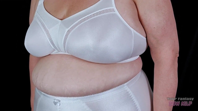 BBW_Wife: Retro Granny Panties and Bra - My Mature MILF Hairy Cunt...
