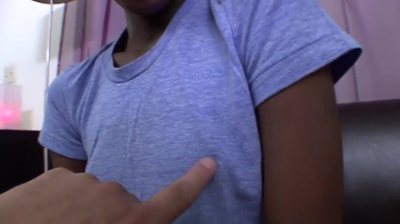 Nikky Thorne's Teen Club: Ebony chick with small tits drains hard cock at casting