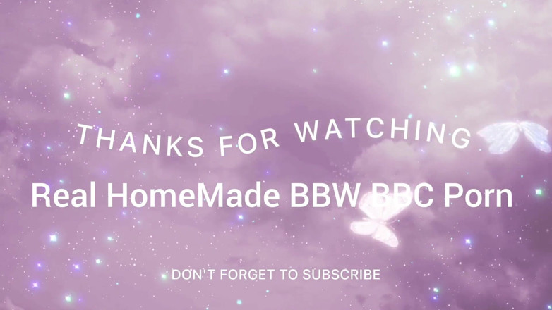Real homemade BBW BBC porn: Bbwbootyful BBC Nata4sex fucking me with vibrator squirting hardcore screaming...