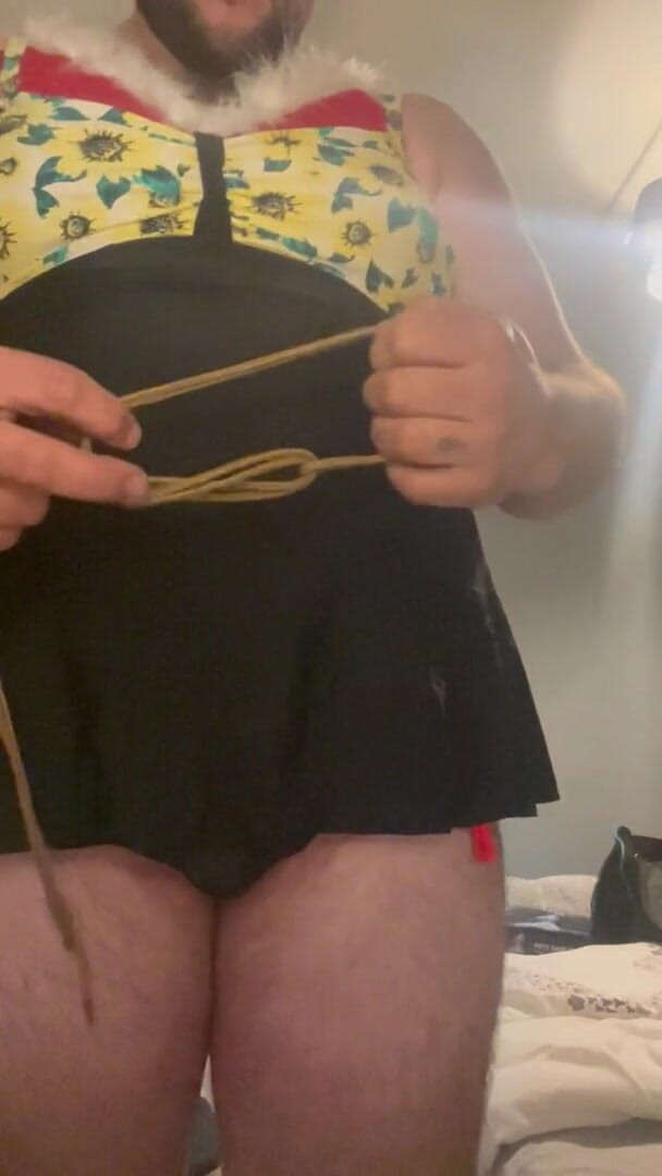 Shaun Cbt: Svazování ptáka s crossdressem a další svazování rukou spoutaného k...