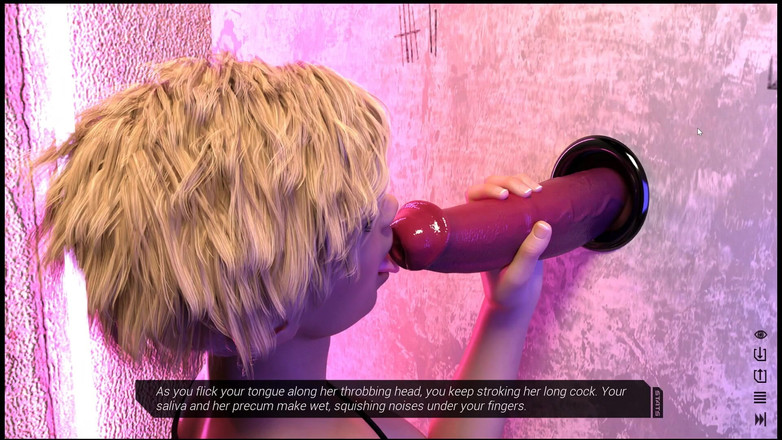 Cum in Futa: 스타 페리페리 후타나리 헨타이 게임 에피소드 34 펨보이가 글로리홀에서 거대한 자지를 빨다!