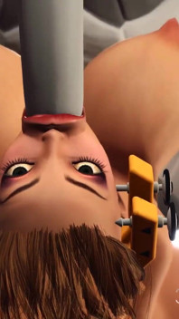 Hard sex in the sci-fi lab! Hot blonde in restraints gets fucked by an alien