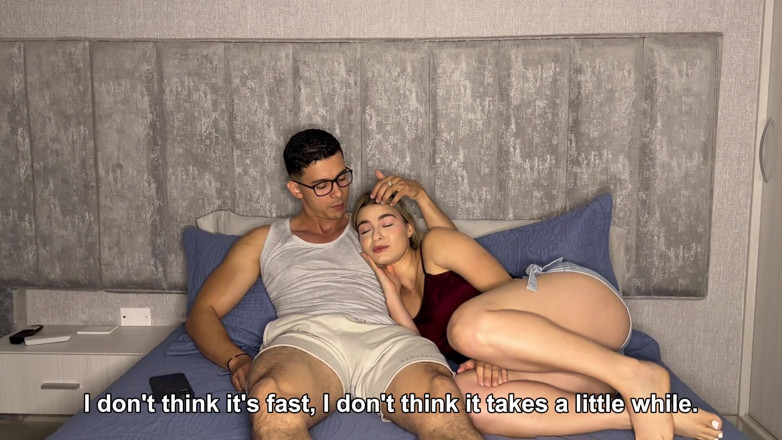 Lia Tovar: A Stepsister Bursts Into Her Stepbrother's Room After a Rainy...