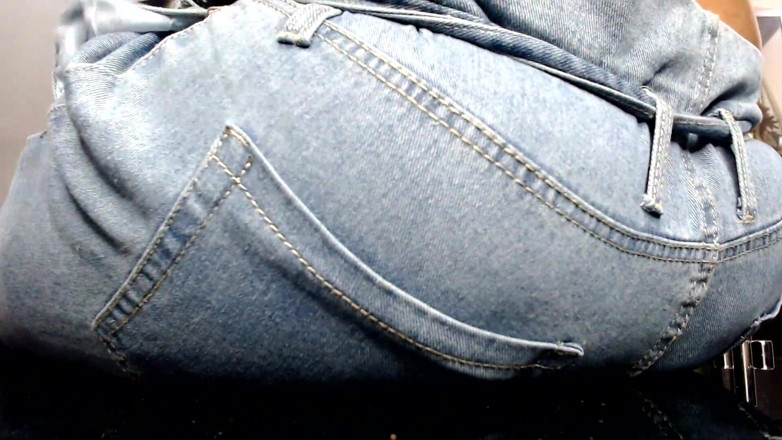 Maeling: Parents Ruined in Jeans Ass-fyxiation with Giant Ass Ignorant