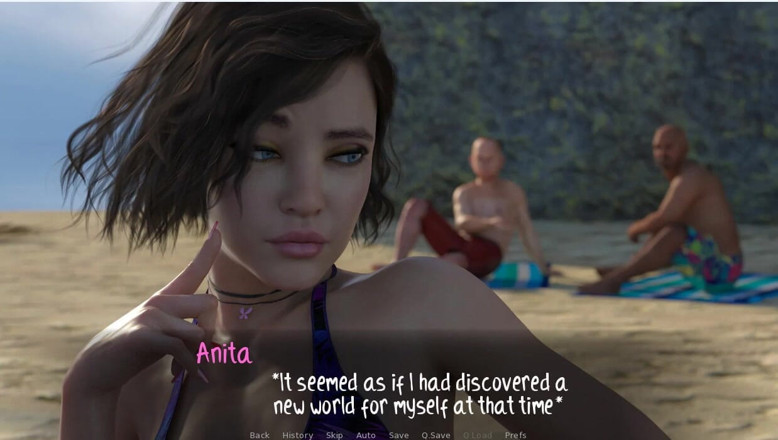 XXX Games Bunk: Weekend Lollygagging - Gameplay - Roleplay - Anita Teasing Men at Beach