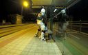 DadaDeville: Quick Risky Sex on a Bus Stop - Squirting Orgasm and...