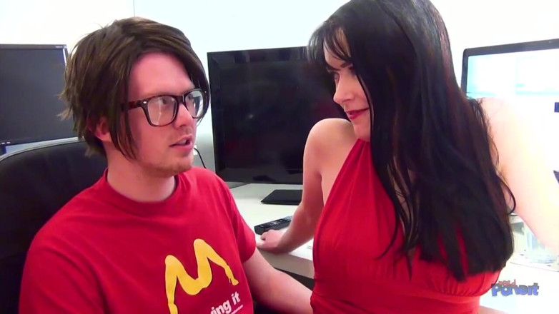 Nerd Pervert: Jessica Scotland - Booty Call Blowjob
