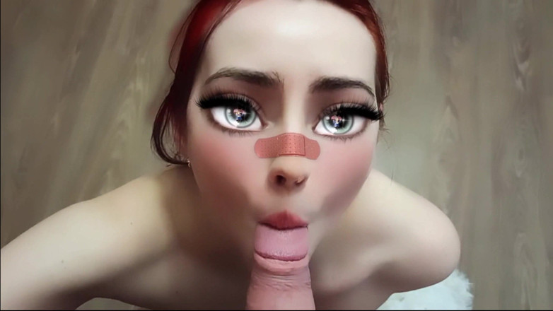 SexyFairyTale: Anime girl sucks dick