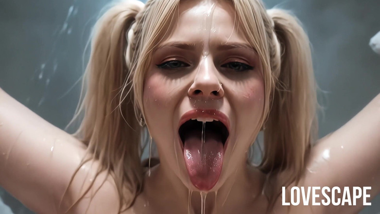 Lovescape: Duplo problema: loira com tesão e belezas marrons fodidas cru...