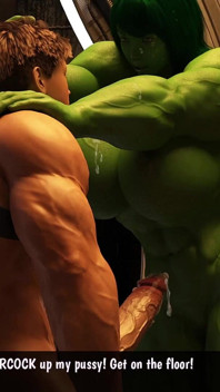 Shehulk Destruction Anal Cockham Superheroes 40
