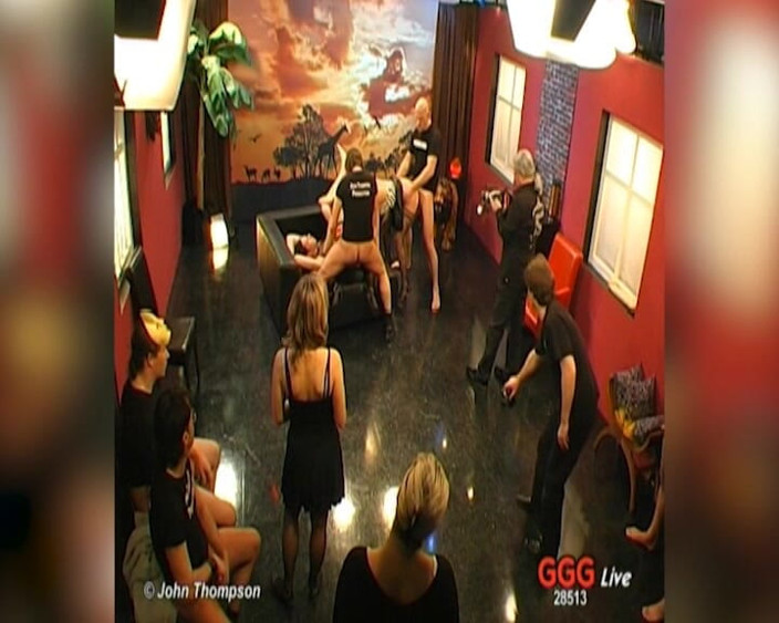 Horny girls want to fuck: Hot Ggg Bukkake Party - Sluts Get Their Faces Covered