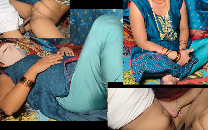 Desi step mom: Seksowna sypialnia taty, mój kutas pieprzył łóżko, cipka Suli była mocno...