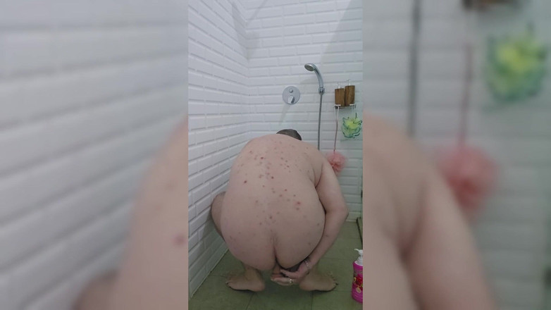 Jimbob Star GAY: Jimbob Bersabun Mandi Dildo Menunggang