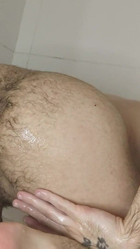 Douching and Fisting My Permanent Open Asshole