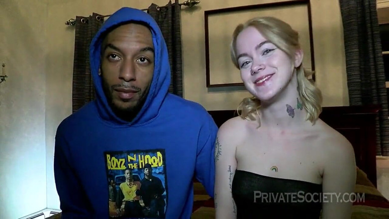 Private Society: Sage's first big black cock