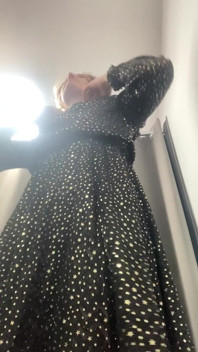 Getting Naked to Try on Designer Dresses in a Posh Boutique Shop
