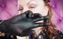 Arya Grander: Asmr: Black Nitrile Gloves Hot Soundings by Arya Grander - Sfw...