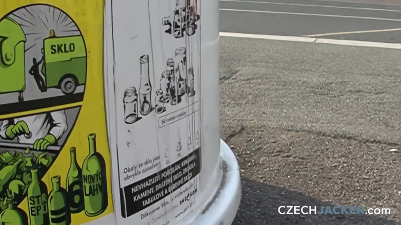 Czech Jacker: Czech Jacker 23: Bus Stop Bounty - Cycki Blondynki Złośliwiec