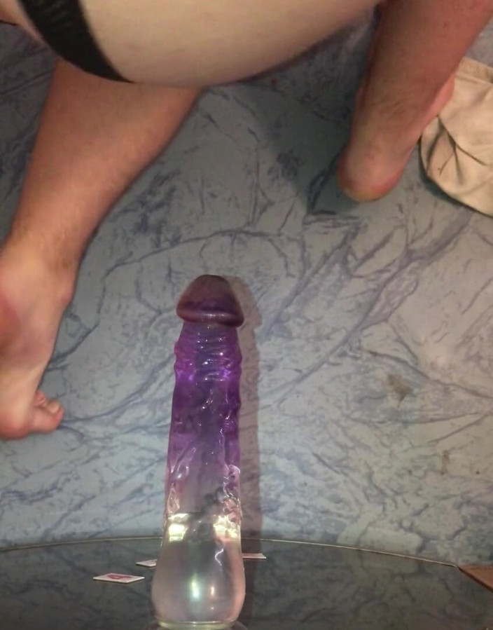Sweethole: Ass riding on my dildo cock