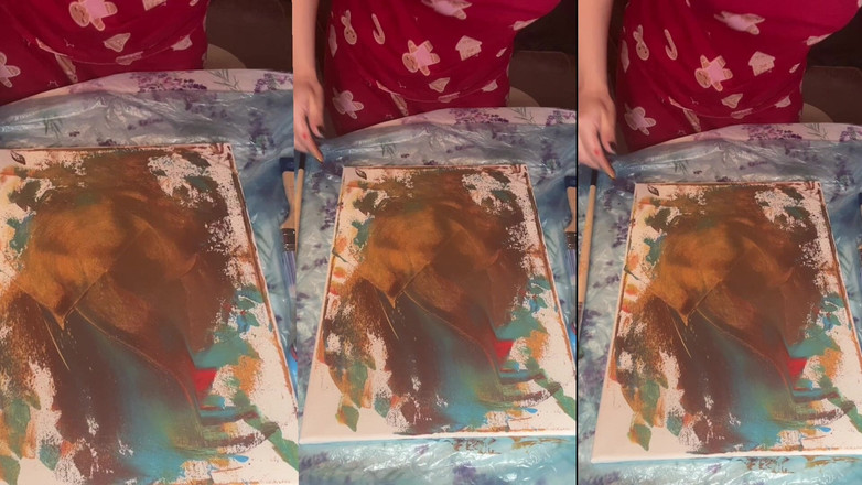 FinDom Goaldigger: Big Eyeglasses Asmr アクリルアート Bloom in the Mist パート1