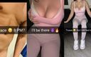 Celineandcesco: Fitnesslehrerin dehnt ehefrau und lässt sie ihren ehemann bei snapchat...