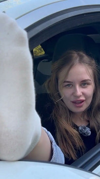 Behind the Scenes (car Blowjob, Feetfuck)