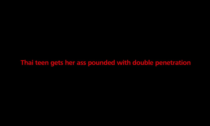 Antonio Adamo Film: Thai teen gets her ass pounded with double penetration