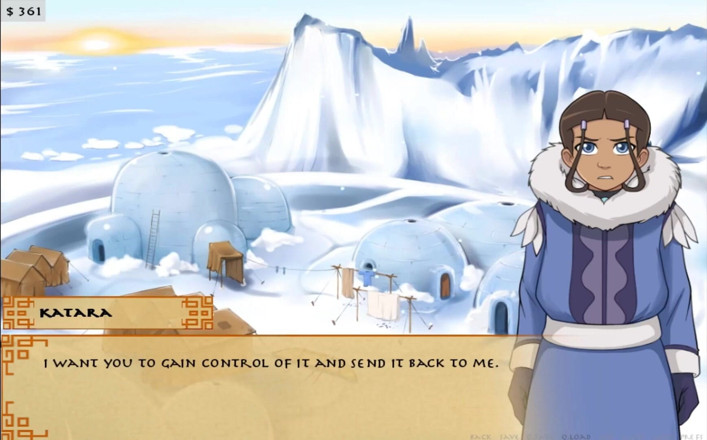 Cartoon Play: Four elements trainer part 8 (Book 1 water) (Slave route)