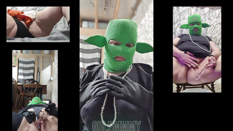 GBLNMMMY: Gblnmmmy sludgecore kompilace maskovaná bbw milf sólo prstění squirtfest