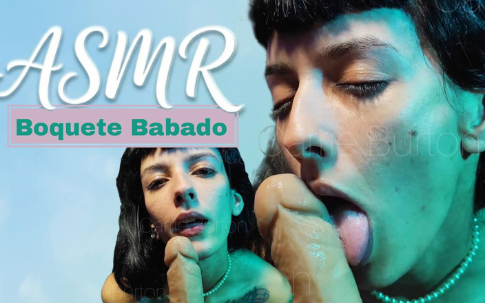Carrie Burton: Asmr Drooling Blowjob with Lots of Saliva and Moans