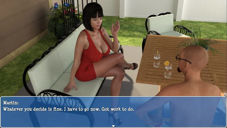 Dirty GamesXxX: Lily of the valley: housewife topless by the pool