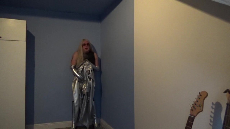 Leather Kirsten: Stivali d'argento