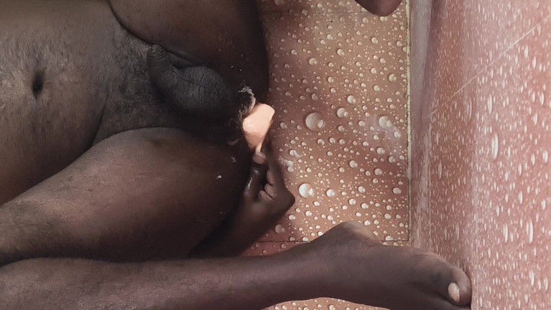 Twinky shadow: 用我的假阳具快速肛交自慰达到前列腺高潮