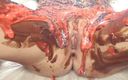 Radical pictures: homemade messy porn - painted body porn