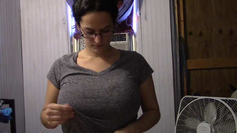 Miss Nat: Dirty whore titfucks neighbor
