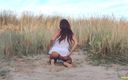 Selen Sweet: Dancing with My Wet Dress on a Beach