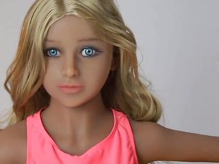 Beauty doll Belle: First penetration of petite 18yo innocent tiny teen sexdoll pussy