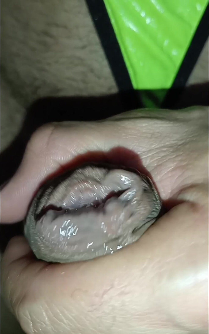 Rey rey: Cazzo grande e venoso in collant, masturbazione intensa, gay vergon,...