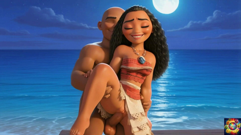 Caitlynvx: Moana's Playful Romance - Ai Animation Asmr