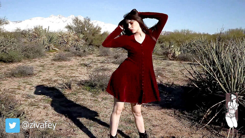 Ziva Fey: Ziva modelând la patru vârfuri