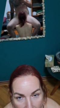 Beautiful Blue Eyed MILF Eating My Cock While Teasing Me on the Edge of Cumming